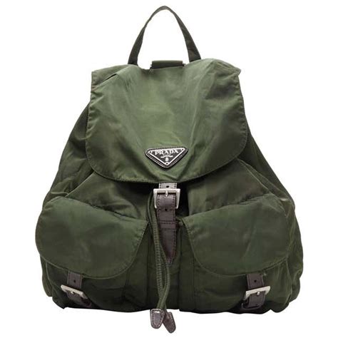 prada green nylon backpack mens|prada nylon backpack review.